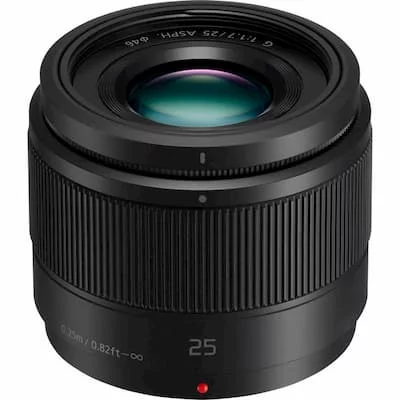 Recensione Panasonic 25mm 1.7: Obiettivo